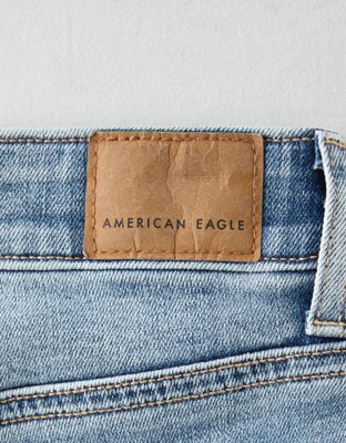 High-Waisted Denim Midi Short