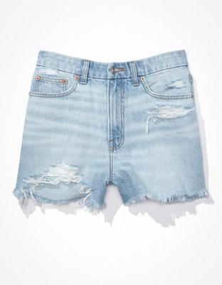 White boyfriend hot sale jean shorts