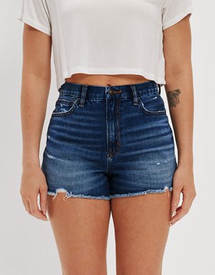 AE Strigid Denim Curvy Highest Waist '90s Boyfriend Short
