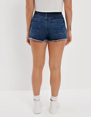 AE Strigid Denim Curvy Highest Waist '90s Boyfriend Short