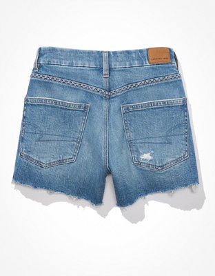 AE Strigid Denim Curvy Highest Waist '90s Boyfriend Short