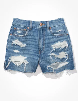 AE Strigid Denim Curvy Highest Waist '90s Boyfriend Short