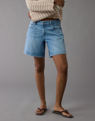 AE Dreamy Drape Stretch 8" Low-Rise Baggy Jort