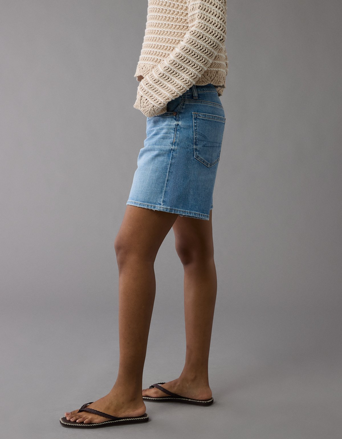 AE 8" Dreamy Drape Stretch Low-Rise Baggy Jort - image 5