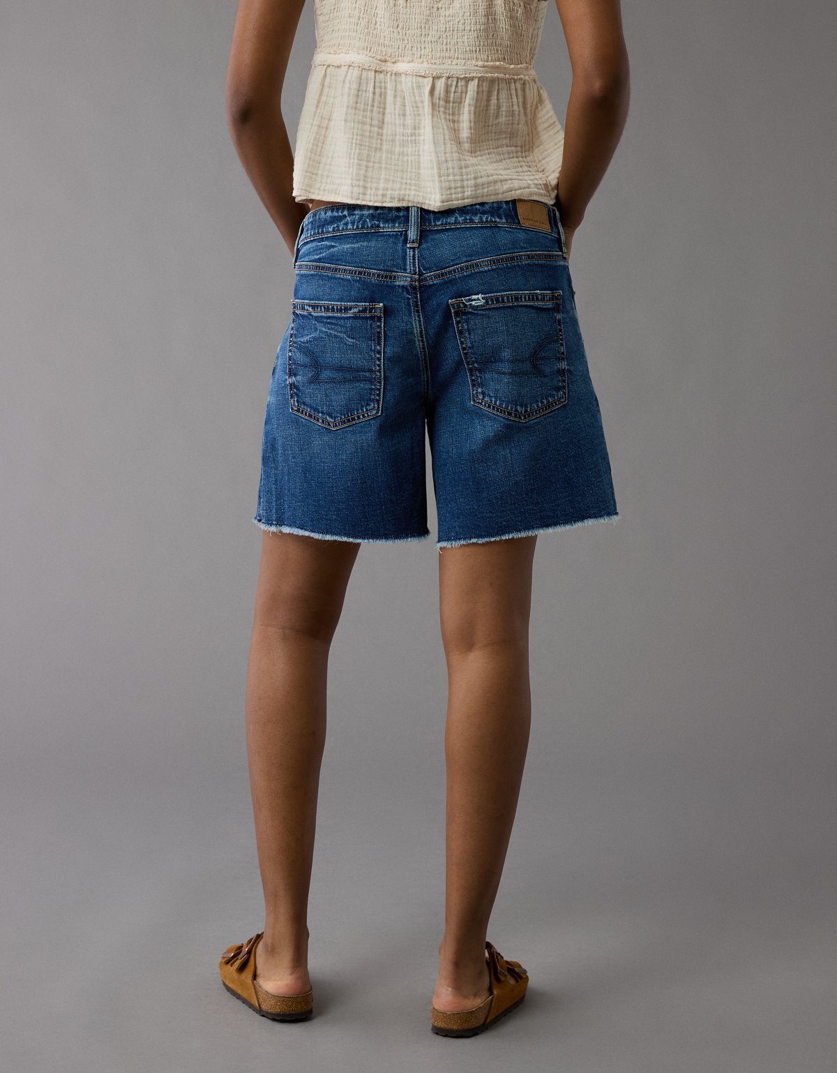 AE 8" Dreamy Drape Stretch Low-Rise Baggy Jort - image 3