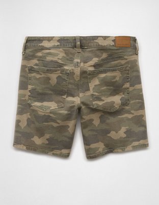 AE Stretch 8" Low-Rise Camo Baggy Short