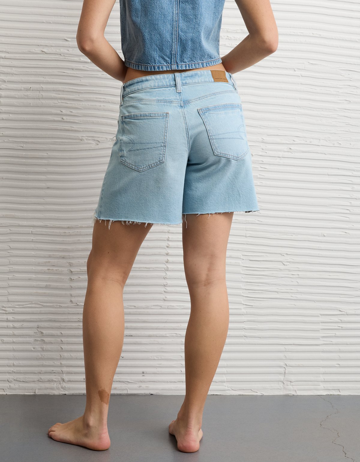 AE Stretch Low-Rise Baggy 8" Jort - image 3