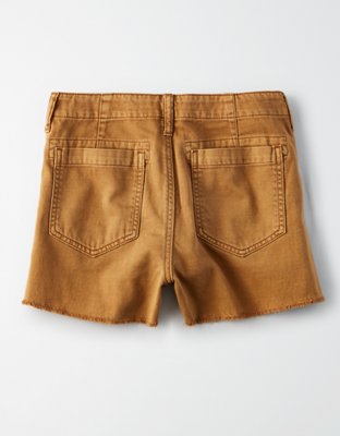 Женские джинсы American Eagle AE Super High-Waisted Utility Denim Short Short — фото 4