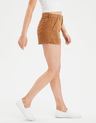 Женские джинсы American Eagle AE Super High-Waisted Utility Denim Short Short — фото 5