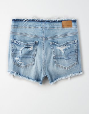 Женские джинсы American Eagle AE Super High-Waisted Denim Short Short — фото 4