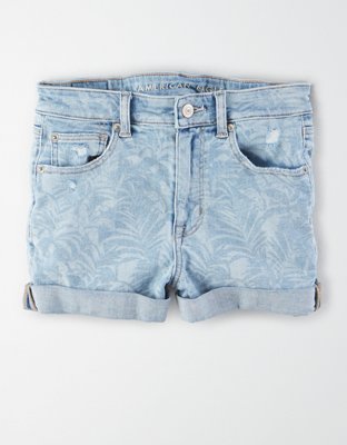 high waisted jean short