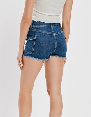 AE Ne(x)t Level Super High-Waisted Denim Short Short