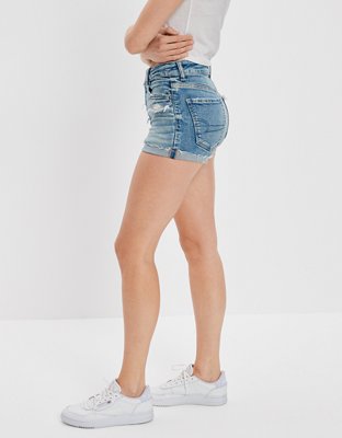AE Ne(x)t Level Super High-Waisted Denim Short corto