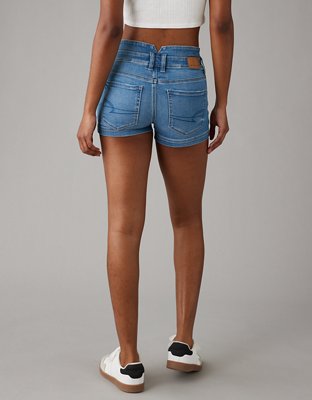 AE Next Level Super High-Waisted Denim Short