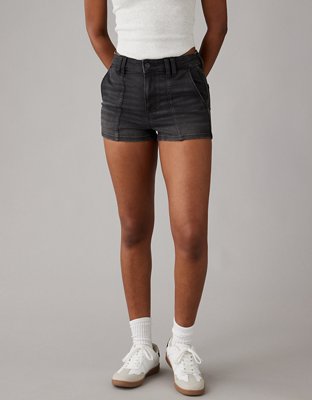Buy AMERICAN EAGLE OUTFITTERS Women White High Rise Denim Shorts - Shorts  for Women 19532918