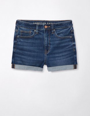 AE Next Level High-Waisted V-Rise Denim Short Short