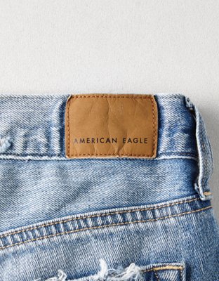 Женские джинсы American Eagle High-Waisted Denim Festival Midi Short — фото 6