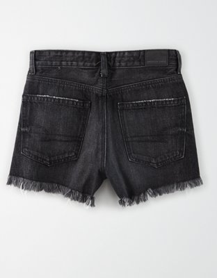 american eagle black festival shorts