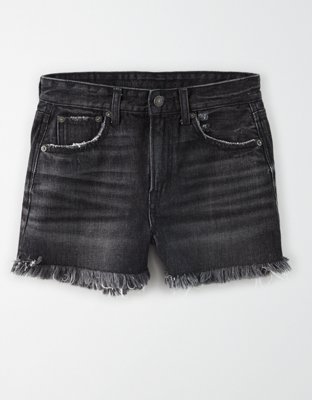 black denim festival shorts