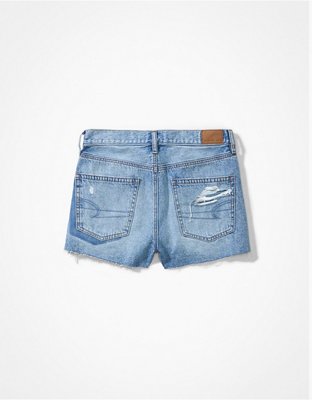 Женские джинсы American Eagle AE Dreamy Drape Denim Super High-Waisted Festival Short — фото 4