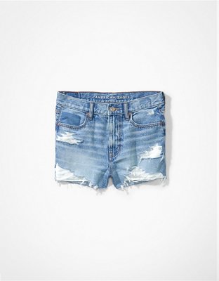 Женские джинсы American Eagle AE Dreamy Drape Denim Super High-Waisted Festival Short — фото 3
