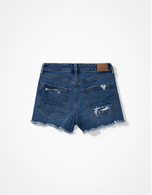 Женские джинсы American Eagle AE Strigid Denim Super High-Waisted Festival Short — фото 4