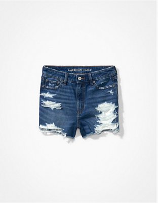 Женские джинсы American Eagle AE Strigid Denim Super High-Waisted Festival Short — фото 3
