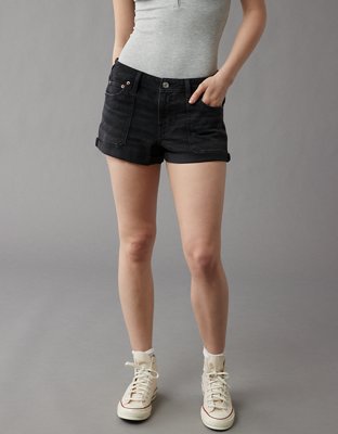 American Eagle Try-On + The BEST Denim Shorts - the Flexman Flat