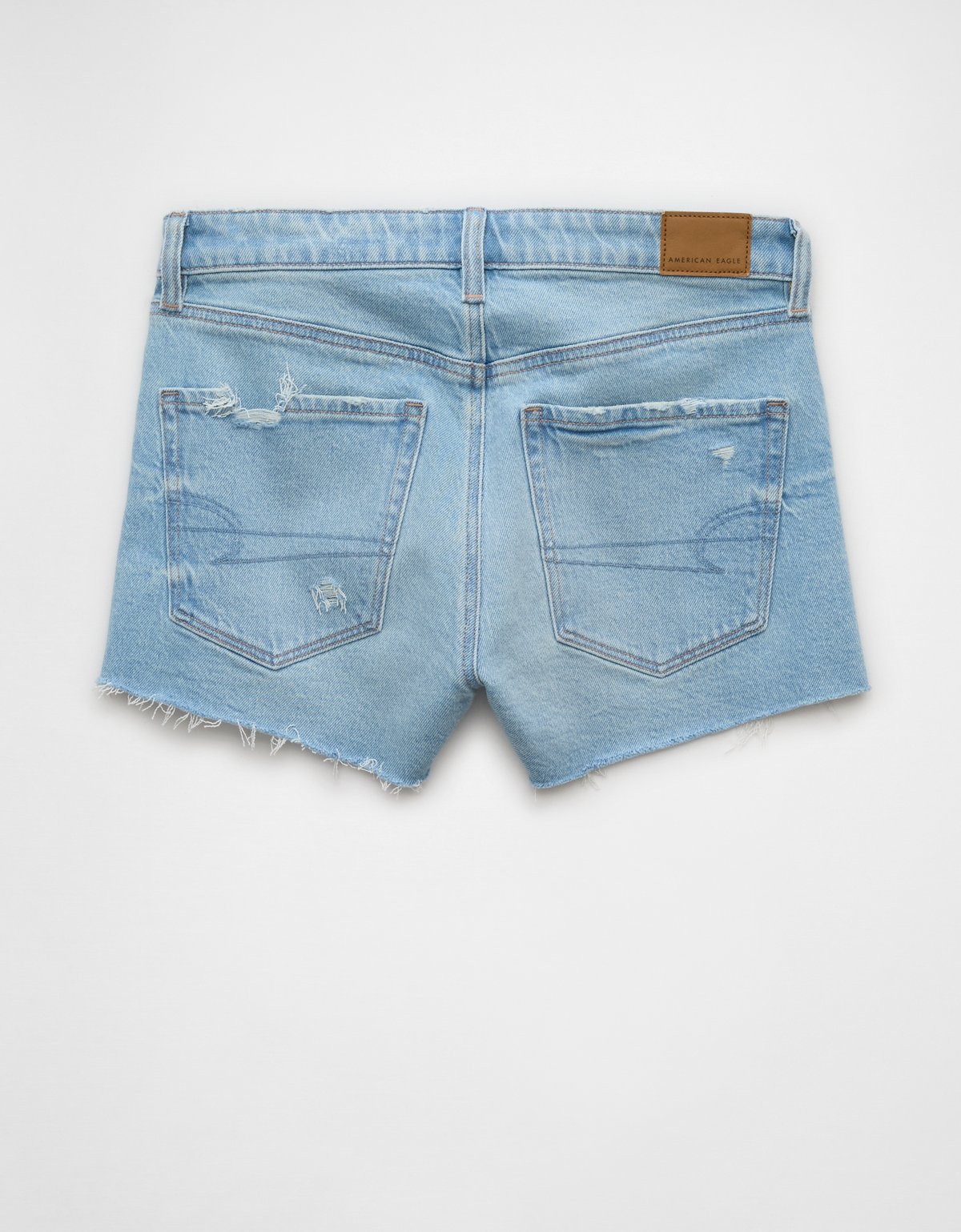 AE Stretch Ripped Denim Perfect Shortie - image 4