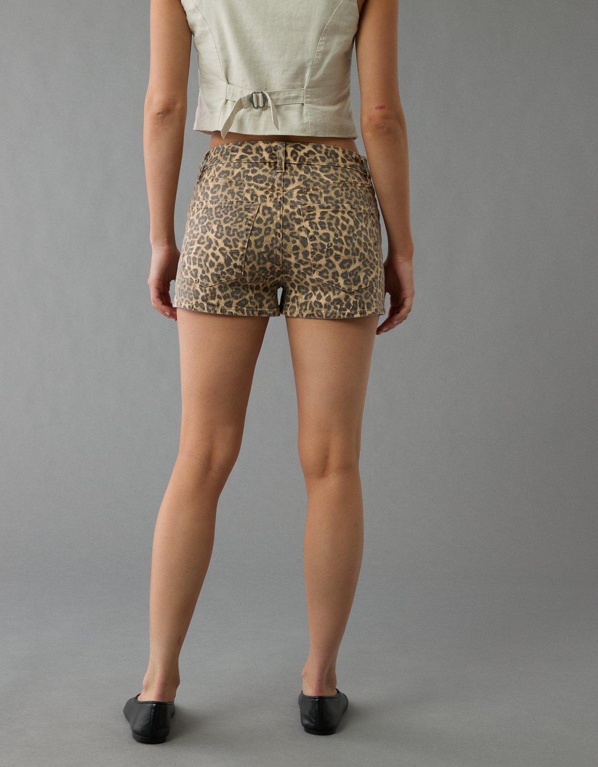 AE Stretch Leopard Perfect Shortie - image 2