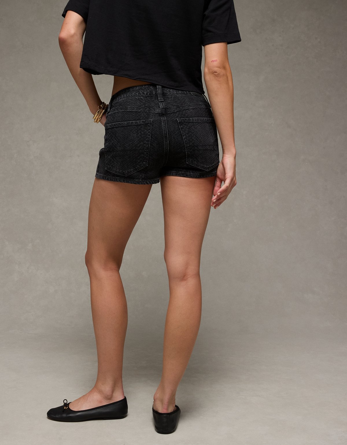 AE Stretch Denim Perfect Shortie - image 2