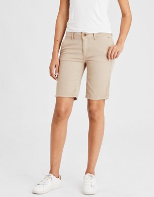 Skinny 2025 khaki shorts