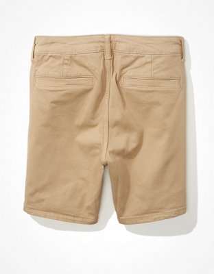 Женские брюки American Eagle AE Stretch Low-Rise Khaki Bermuda Short — фото 4