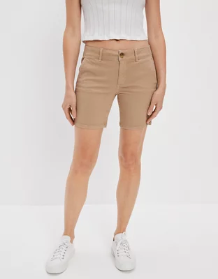 FLEX Stretchy Jean Short (Khaki)