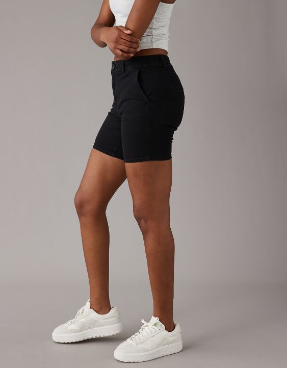 AE Stretch High-Waisted Trouser Bermuda Short