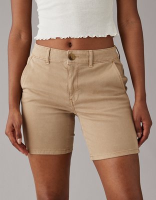 Ae khaki cheap skinny bermuda