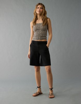 AE Stretch High-Waisted 11" Trouser Short