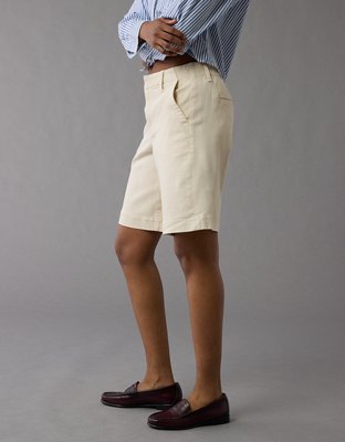 AE 11" Stretch High-Waisted Trouser Short