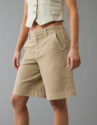 AE 11" Stretch High-Waisted Trouser Short