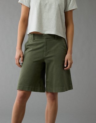 AE 11" Stretch High-Waisted Trouser Short