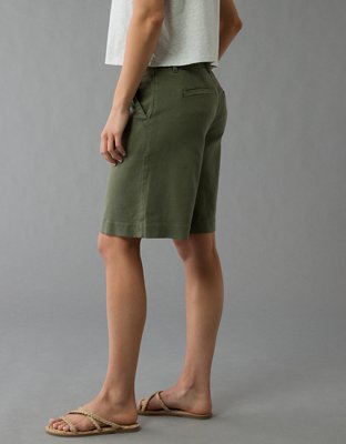 AE 11" Stretch High-Waisted Trouser Short