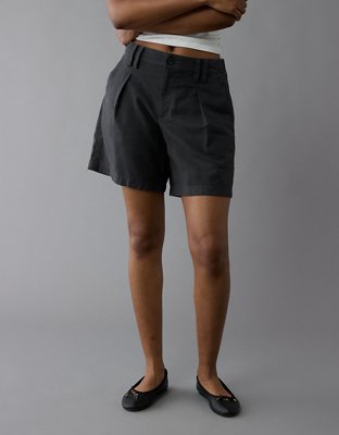 AE Stretch Linen-Blend 8" Trouser Short