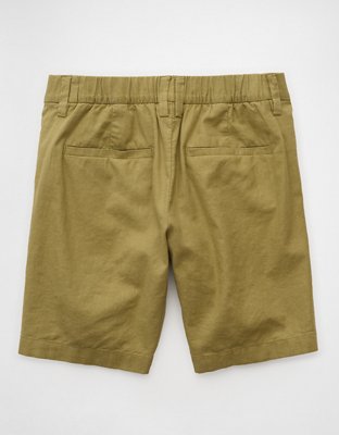 AE Stretch Linen-Blend 8" Trouser Short