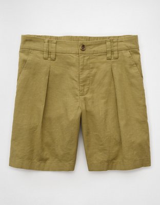 AE Stretch Linen-Blend 8" Trouser Short