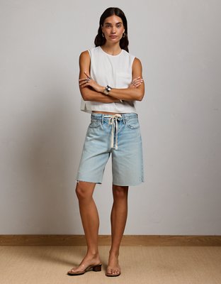 AE77 Baggy Bermuda Denim Short