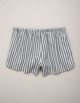 AE77 Linen Pull-On Short