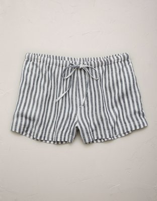 AE77 Linen Pull-On Short