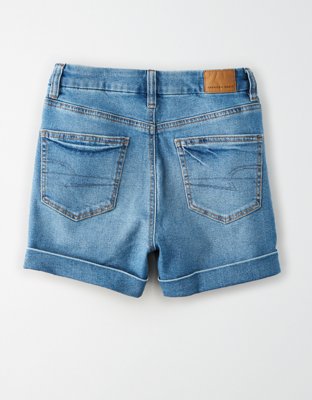 AE Curvy Denim Mom Shorts