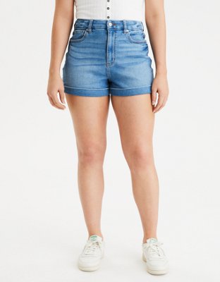 curvy shorts denim