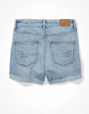 AE Stretch Curvy Denim Mom Shorts